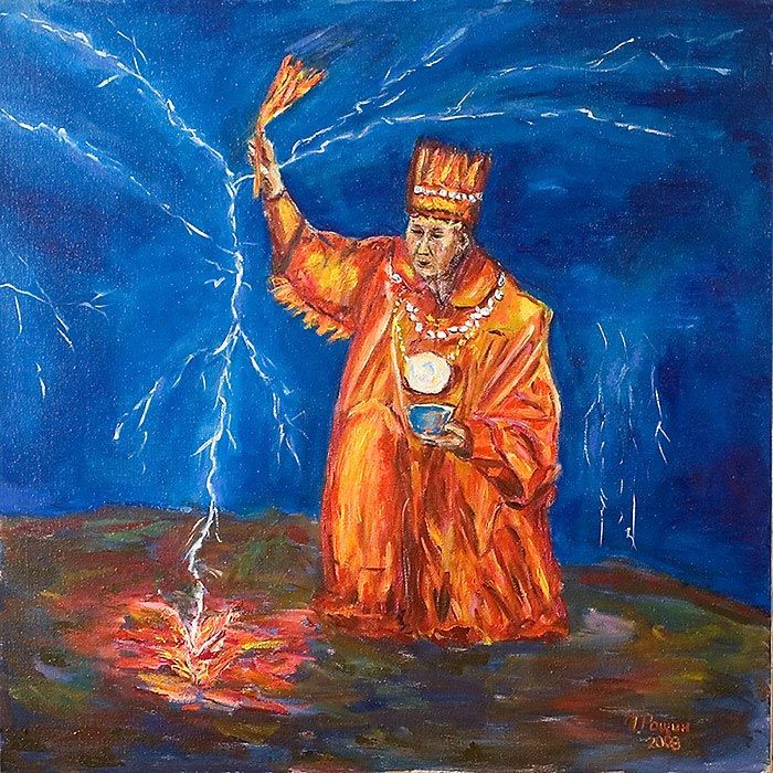 Повелитель молний(Красный бог, Род, Создатель, Перун, повелитель молний, Троица)